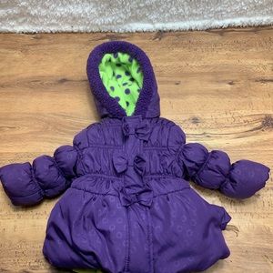 Thick purple jacket 12 months